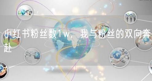 小红书粉丝数1w，我与粉丝的双向奔赴