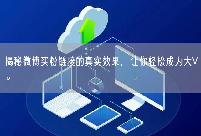 揭秘微博买粉链接的真实效果，让你轻松成为大V。
