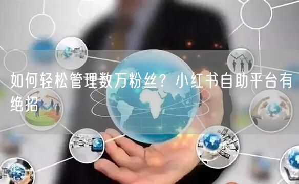 如何轻松管理数万粉丝？小红书自助平台有绝招